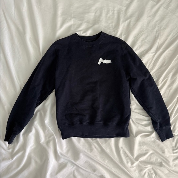 Aime Leon Dore Navy Crewneck Sweater - Picture 1 of 3